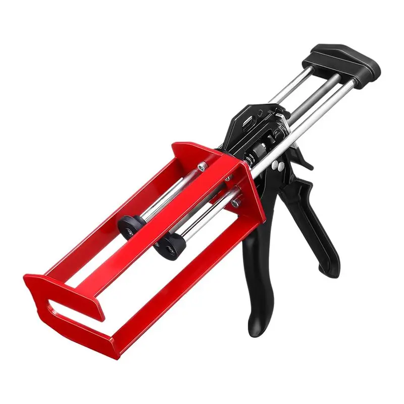 abca-manual-epoxy-gun-dual-component-200-ml-double-cartridge-caulking-tool-for-adhesives-mix-ratios-1-1-and-2-1-in-red