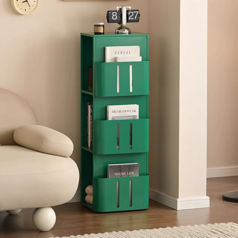 

Современная угловая книжная полка, настенная стойка для хранения детских книг, узкий шкаф большой вместимости с минималистичным дизайном, декор для дома