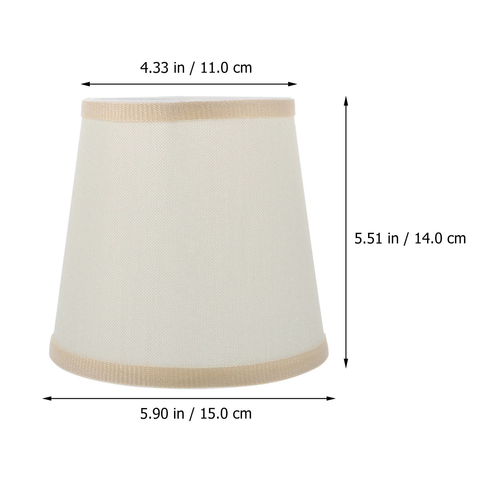 

1Pcs Simple Lampshade for Home Use Thickened Cloth Material Compatible with Ceiling Wall Floor Lamps Decorative Warm Light Cover