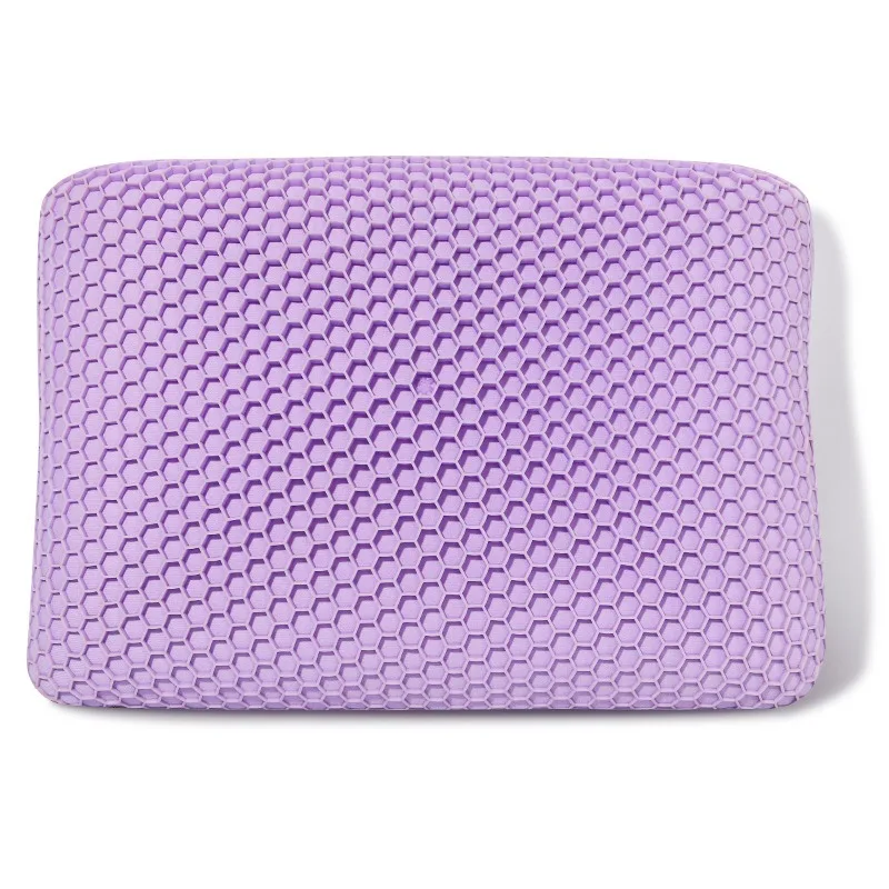 TPE Honeycomb Memory Foam Pillow, Rectangular Cooling Neck Support Pillow, Knit Breathable Sleep Pillow