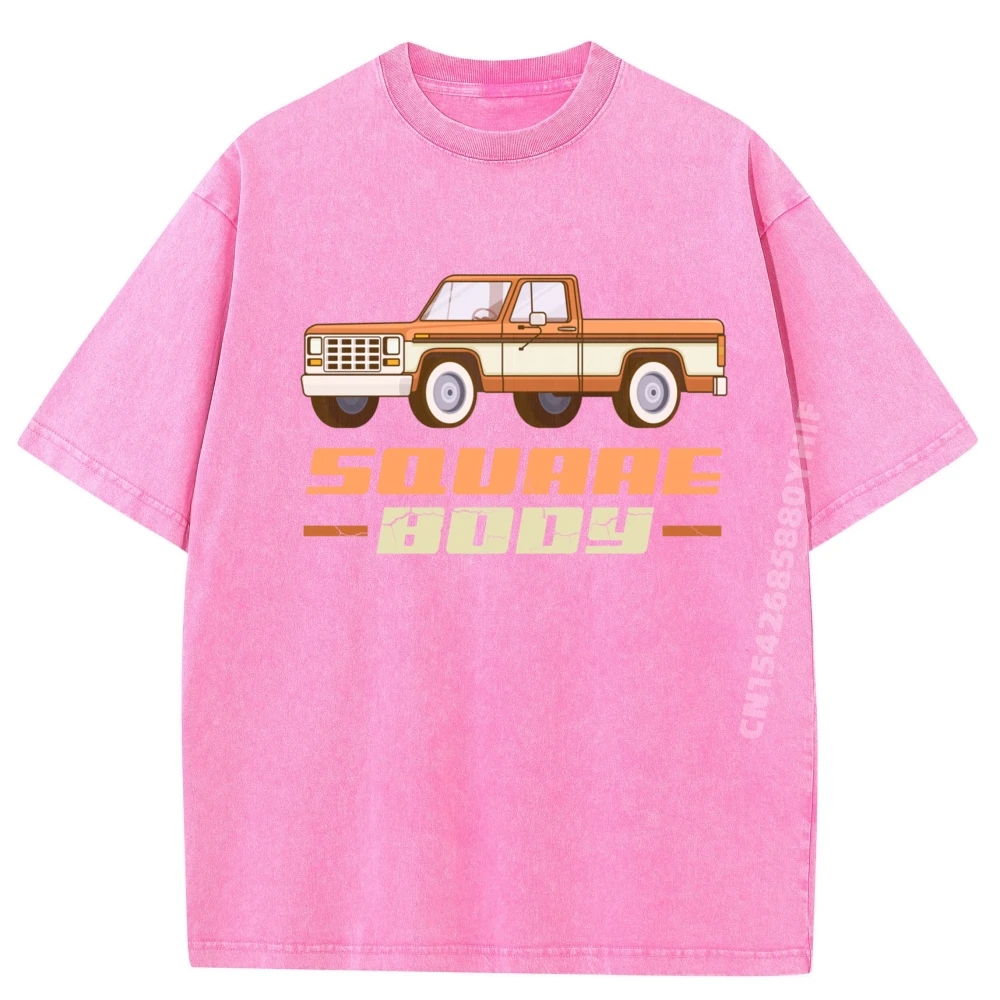

Классические футболки Squarebody Trucks Old Pickup, модные и модные женские потертые футболки большого размера, винтажная одежда