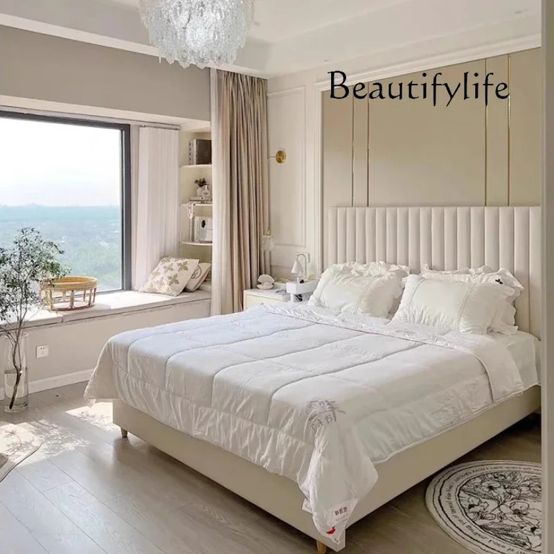 

Wedding Muebles Bedroom Furniture Princess European Bed Luxury Full Home Aesthetics French Double Bed Quality Full Body