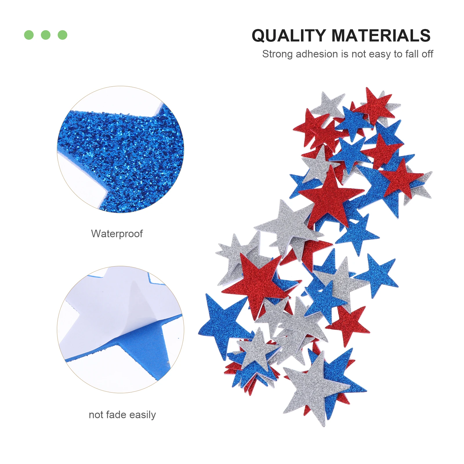 

300pcs Colorful Sponge Multi-Functional Wall For Home Kindergarten Adorable Child Sticker Five-Pointed Star Self-Adhesive