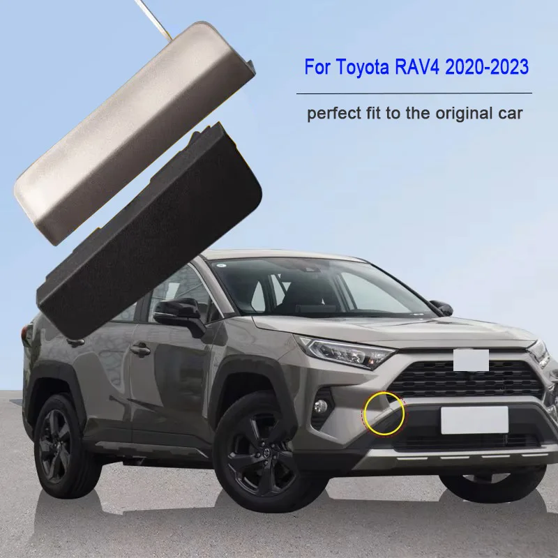 Car Bumper Trailer Cover Front Bumper Tow Hook Cover For Toyota RAV4 RAV 4 2020 2021 2022 2023 Trailer Eye Cap Lid