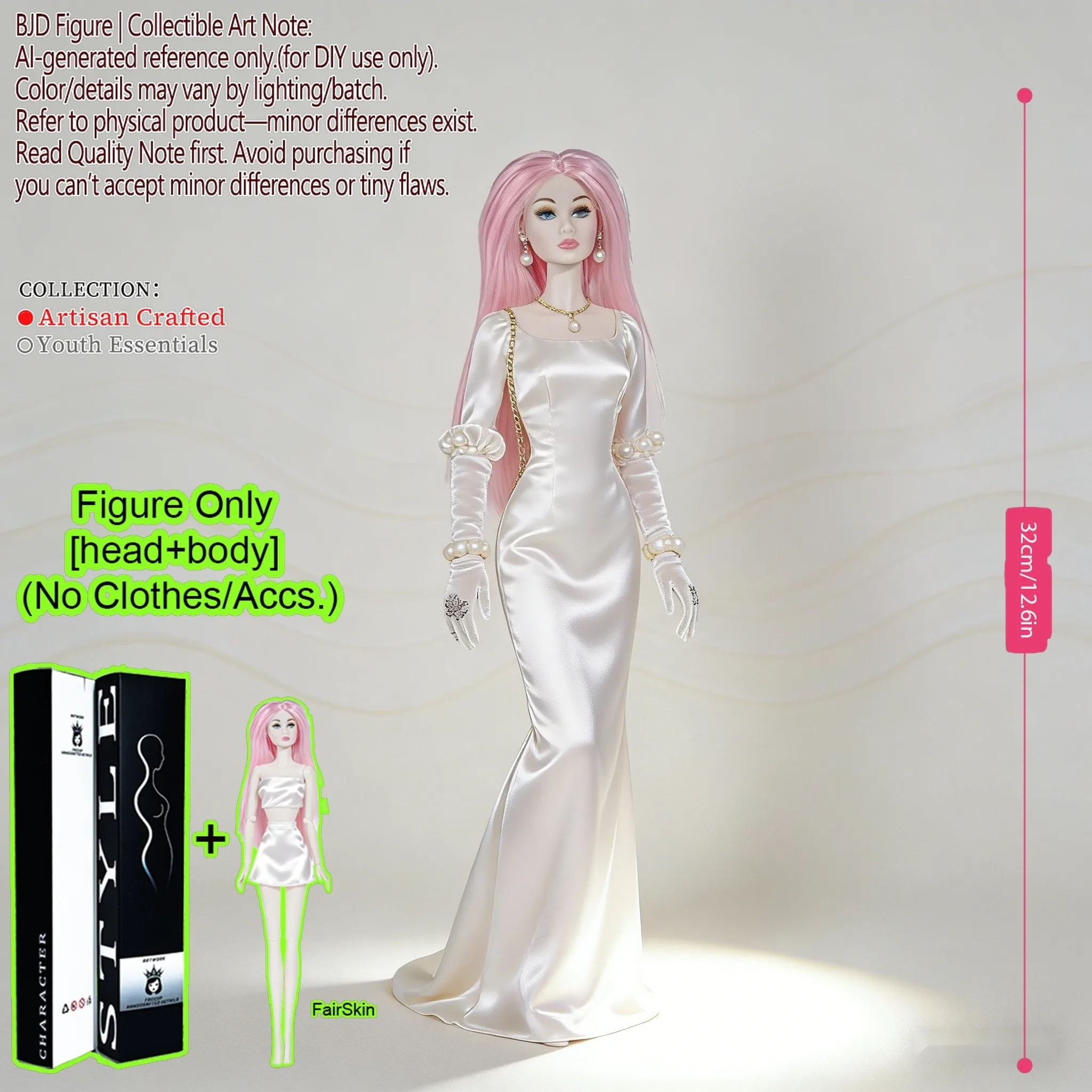 

Коллекционная кукла-супермодель BJD/MJD в масштабе 1/6, 12,6 дюйма, с подвижными суставами, реалистичной кожей, для взрослых, DIY, без одежды