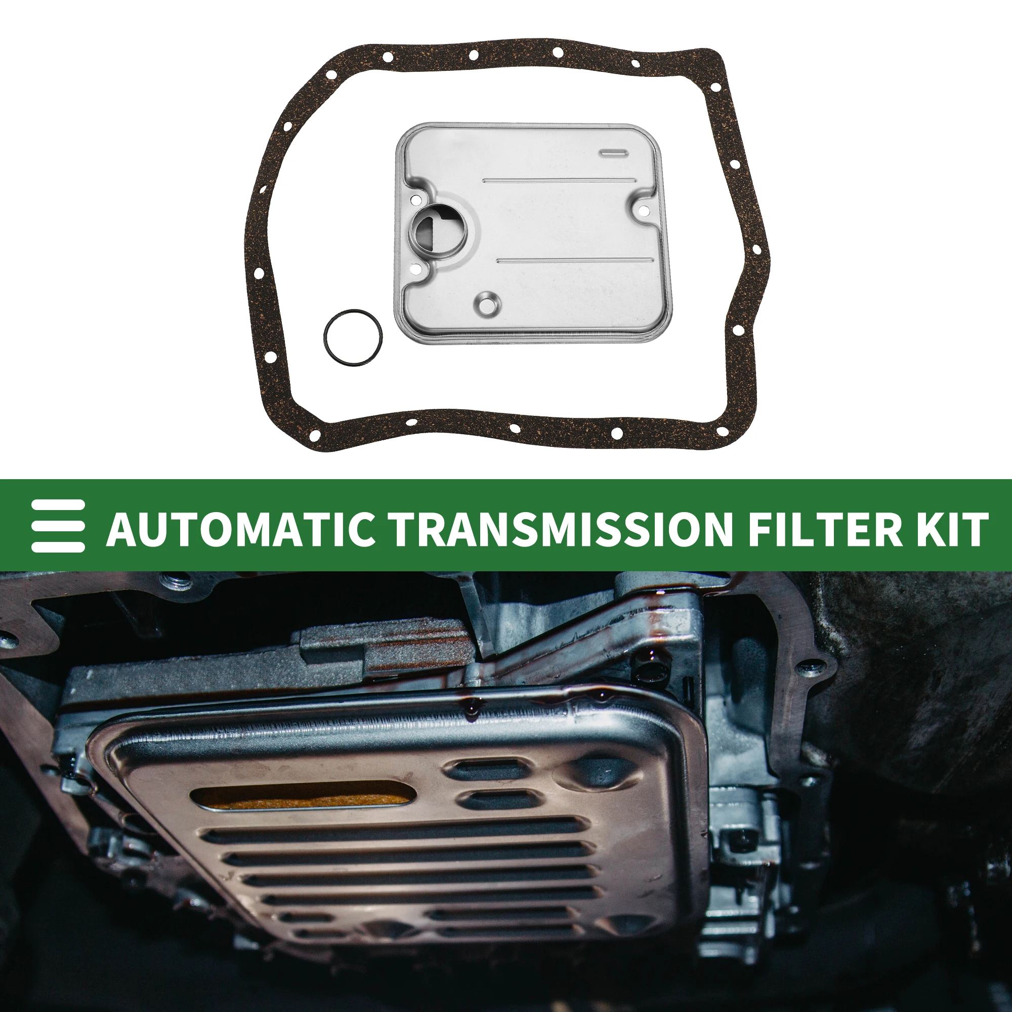 

Комплект фильтров для автоматической коробки передач UXCELL, набор масляных фильтров для коробки передач для Lexus RX300 1999, металлическая пробка с номером прокладки. 3533021011