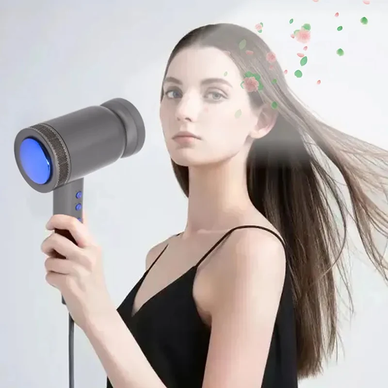 Hair Dryer 1600W High Quality Hyaluronic Acid brushless Negative Ions Portable BLDC Blower Dryer 3 Heat Settings