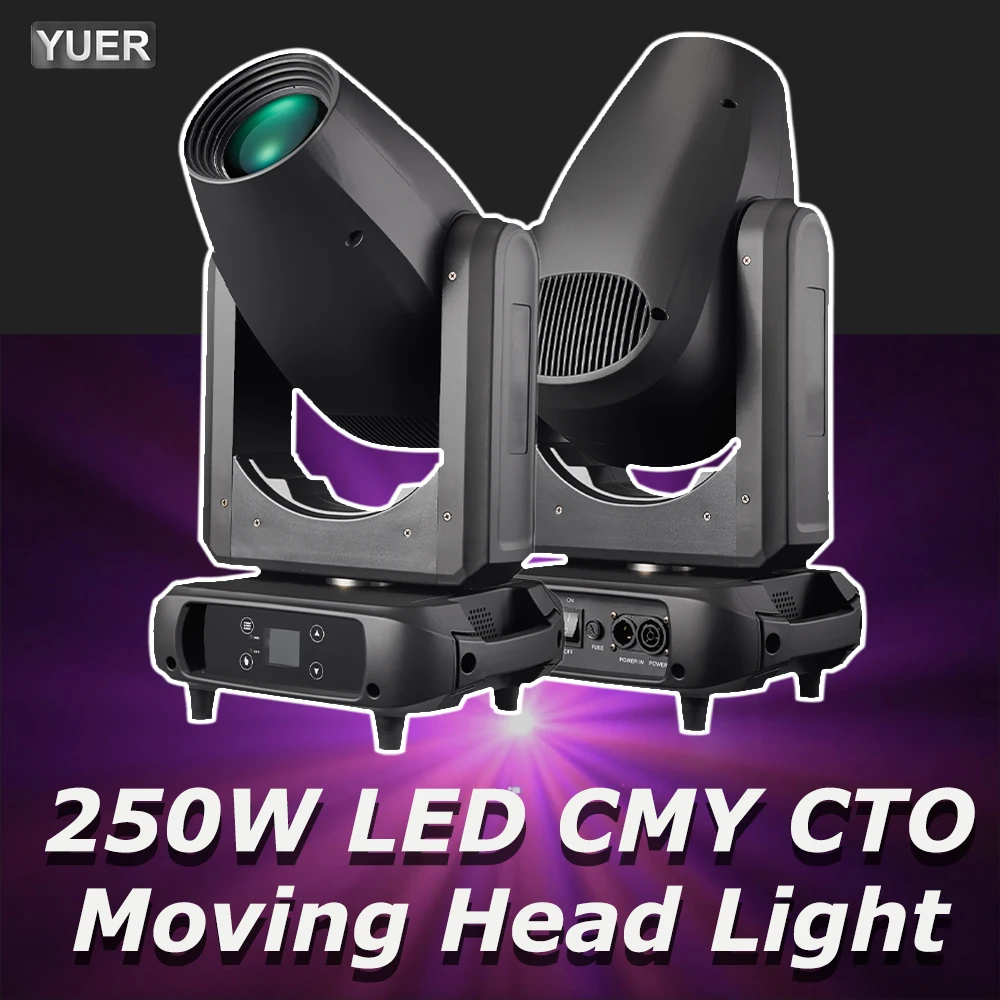 

250W LED Beam Spot Zoom Moving Head CTO CMY Strobe Professional Wash Stage Lighting For Party Dj Disco Concert Forst Effect Lamp