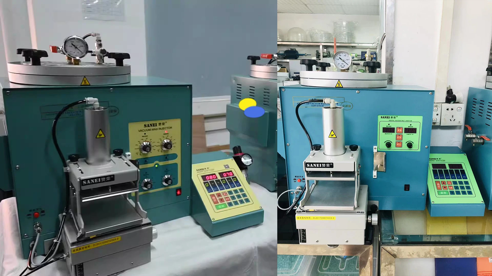 Digital Vacuum Wax Injector Easy Operation For Jewelry Casting Making Wax Tree Wax Machine