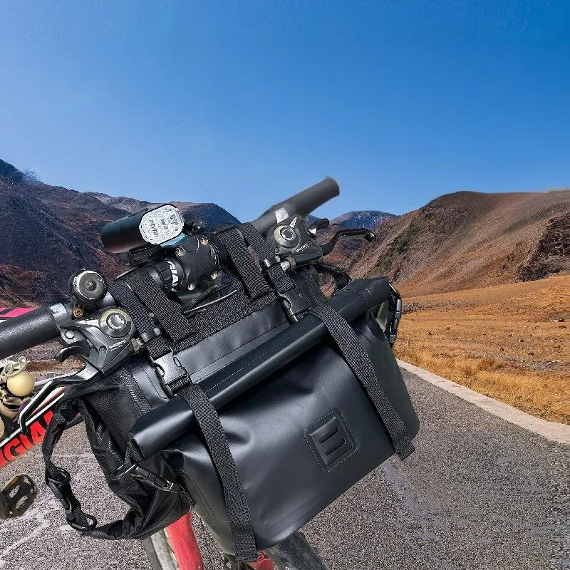 

Водонепроницаемая сумка на руль велосипеда, большая вместительная передняя трубка, велосипедная сумка, многофункциональная портативная сумка на руль 7 л, 19 л, дорожные велосипедные сумки