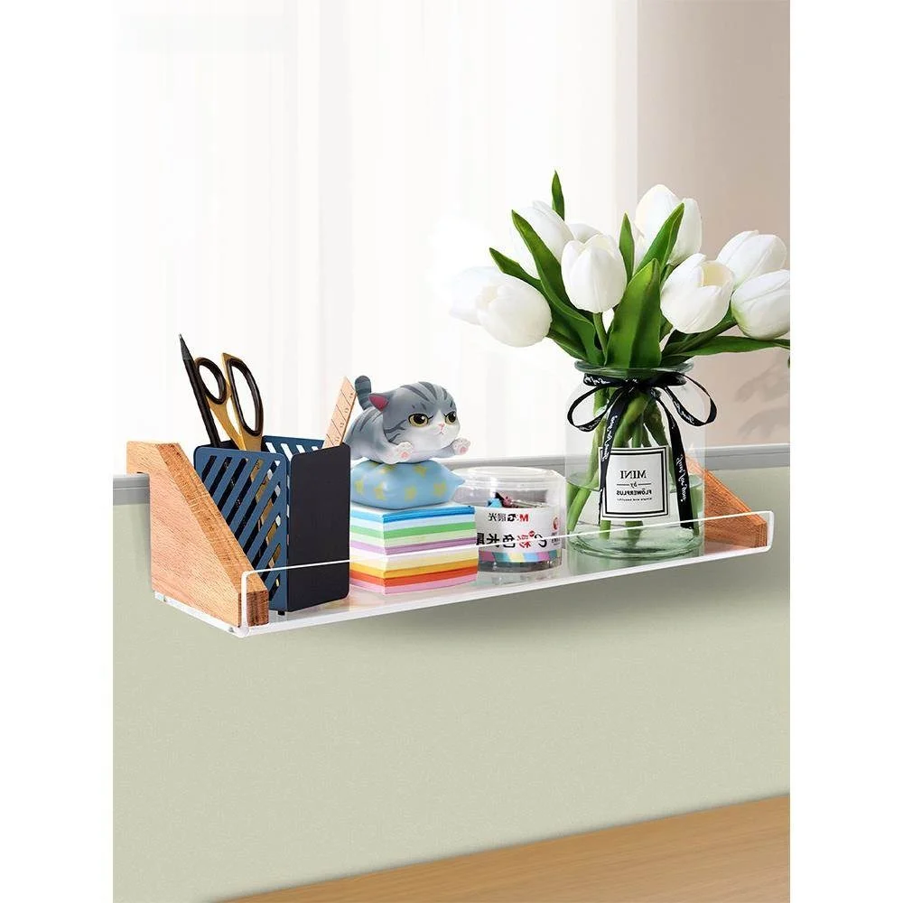 acrylic-wood-office-partition-storage-rack-desk-organizer-workstation-hanging-desktop-shelf-family-organization-tools
