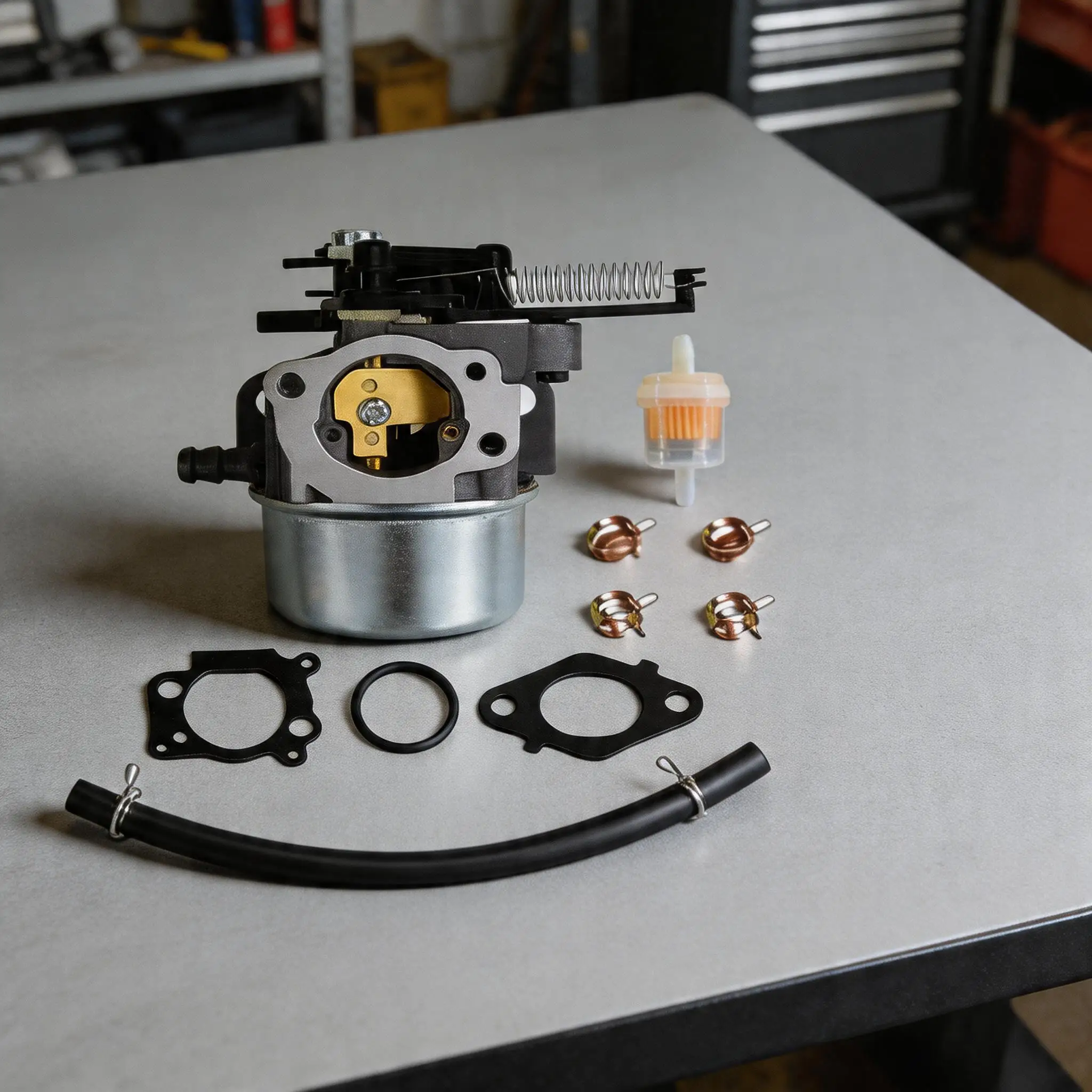 

Carburetor Kit For Pressure Washer 2700-3100PSI Engines 796608 591137 590948 Carburetors Garden Tools Replacement Part