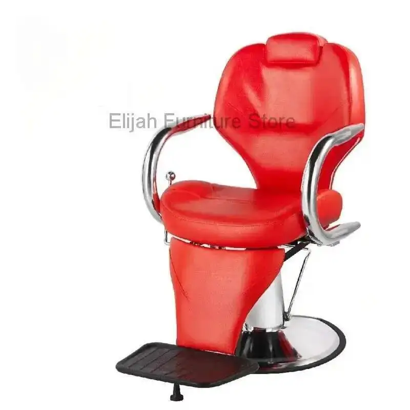 كرسي دوار محطات كرسي الحلاق لمصفف الشعر مسند الظهر القابل للإزالة Cadeira Barbeiro أثاث صالون تجميل احترافي #1