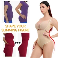 Women Shapewear Bodysuit New Tummy Control Shapewear Waist Trainer Thong Body Shaper Colombian Fajas Slimming Underwear - Image 5