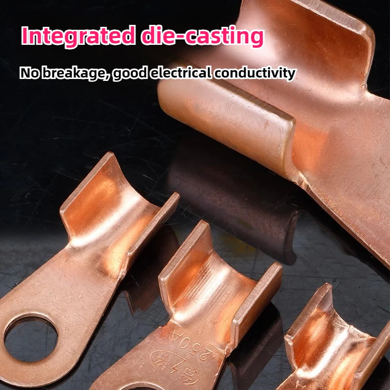 10A -1000A Open Mouth Copper Nose Spot Welding Accessories Spot Welder OT-100A OT-300A Battery Cable Connector Terminal Crimping