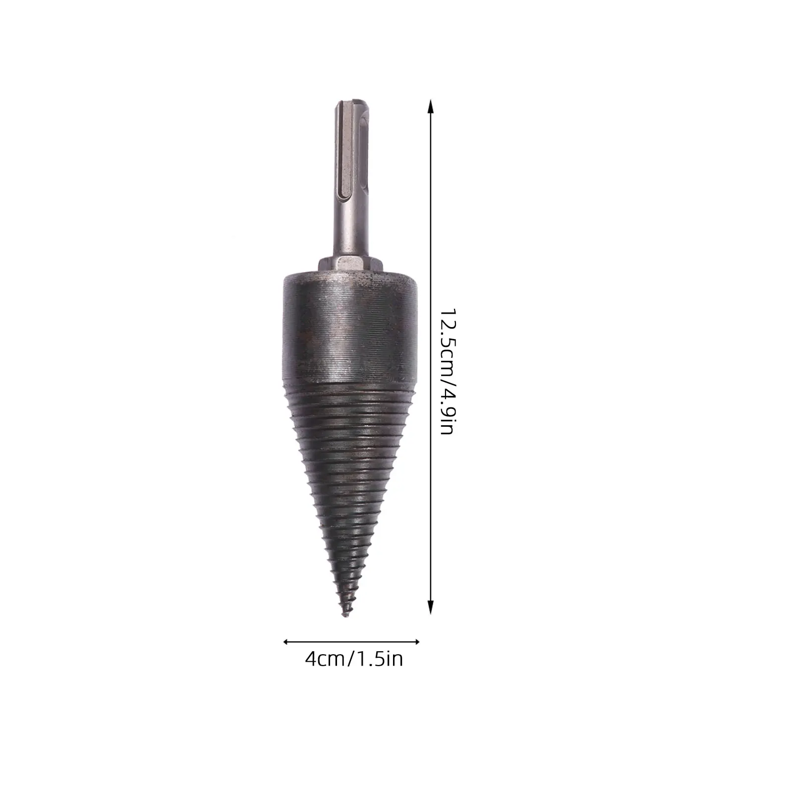 

1pc Wood Chopping Drill Bits Electric Splitting Tool Anti Skid Groove Design for Hard Soft Wood Masonry Screwdriver Artifact