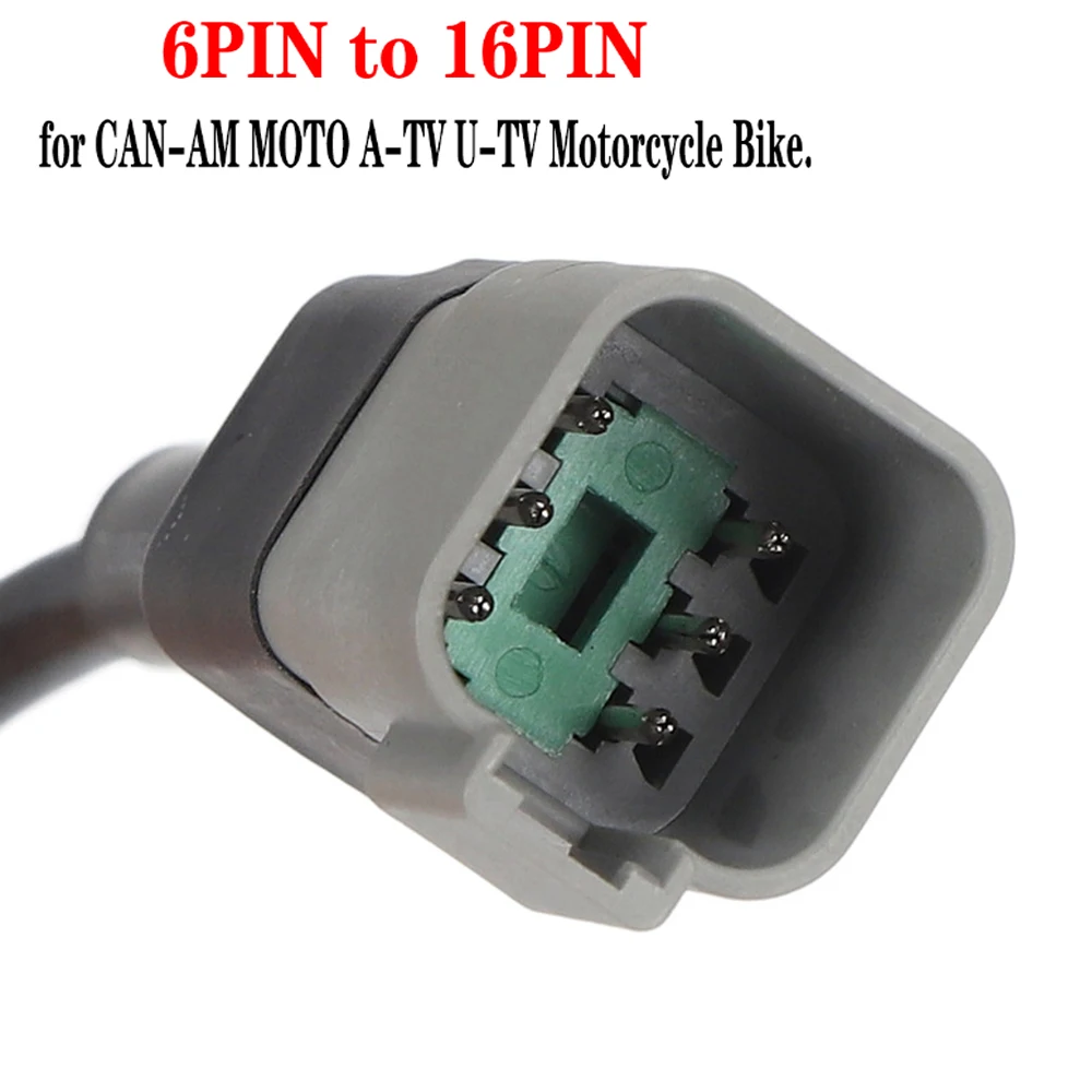 OBD2 Diagnostic Cable Adapter is Replacement for CAN‑AM MOTO A-TV U-TV Motorcycle Bike Can Be Used With OBD Adaptors