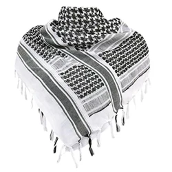 ShempiezDulDesert Keffiyeh Head Neck planchers f, Arabe rond avec pompon, Femmes et Hommes, 43x43 pouces