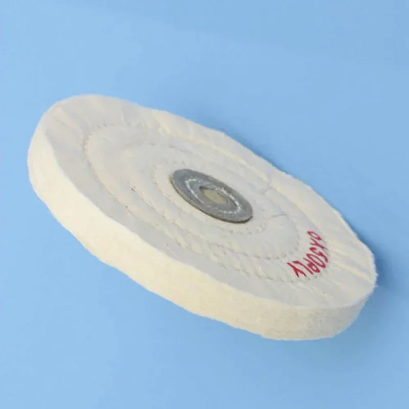 1pcs Flannel Polishing Wheel Cloth Lint Buffing Wheel 150mm Buffer Mirror Polish Felt Polishing Wheel Disc Pad Abrasive Tools