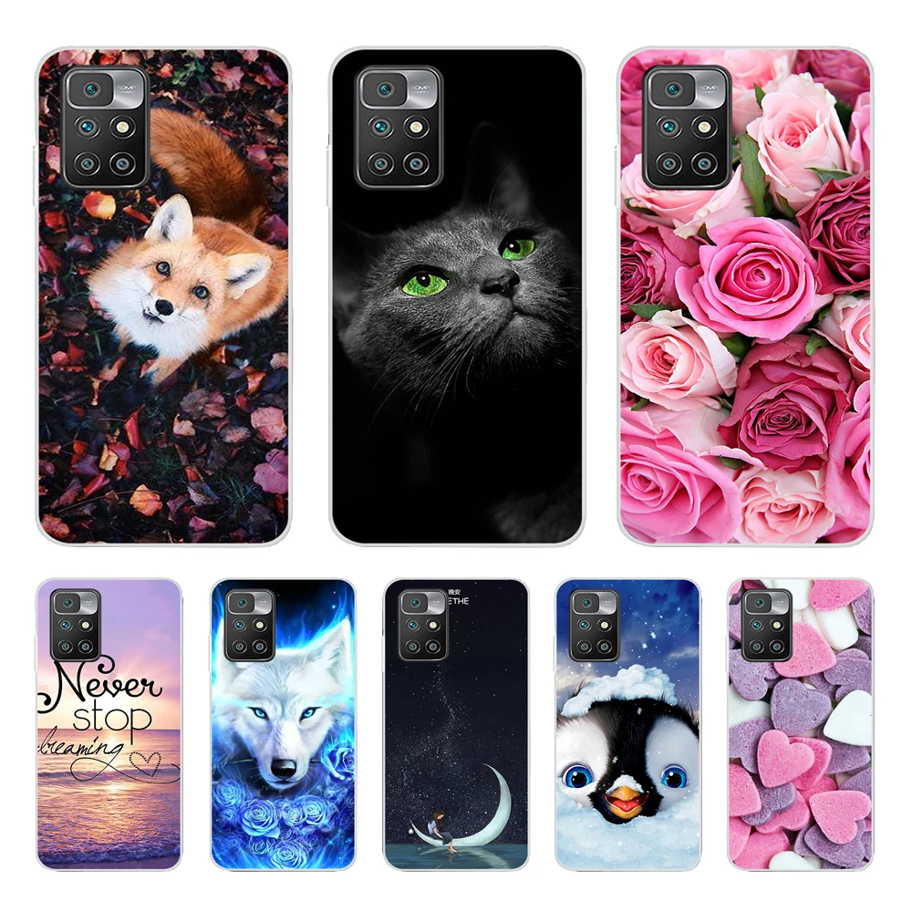 For Redmi 10 Case Silicon Back Cover Phone Case For xiaomi Redmi 10 Soft Case 6.5inch Redmi10 2022 coque TPU bumper etui New