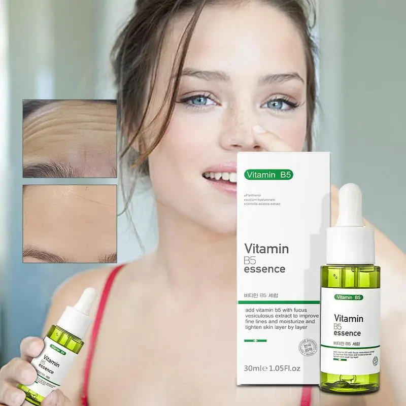 Face Vitamin B5 Essence Liquid Moisturizing Skin Lightening Wrinkles Repairing And Delaying Aging Facial Skin Care Product