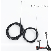 Electric Scooter Brake Line for KUGOO M4 / M4 Pro Brake Cable Wire Kickscooter Replacement Accessories Parts Black Color