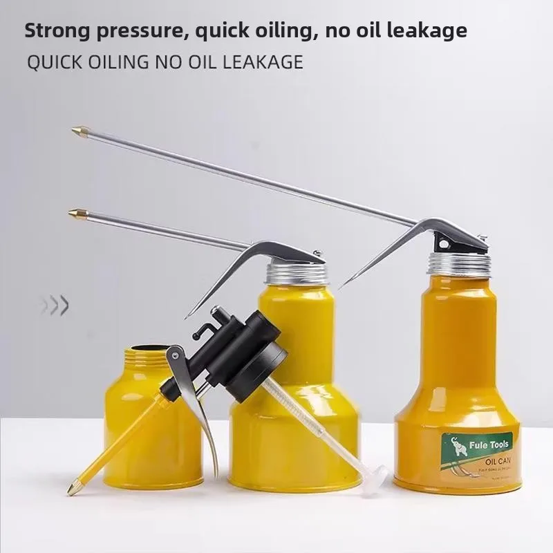 مسدس زيت بلاستيكي صناعي عالي الجودة، فوهة طويلة، أداة معدات تشحيم تعمل يدويًا لصيانة Auttive #4