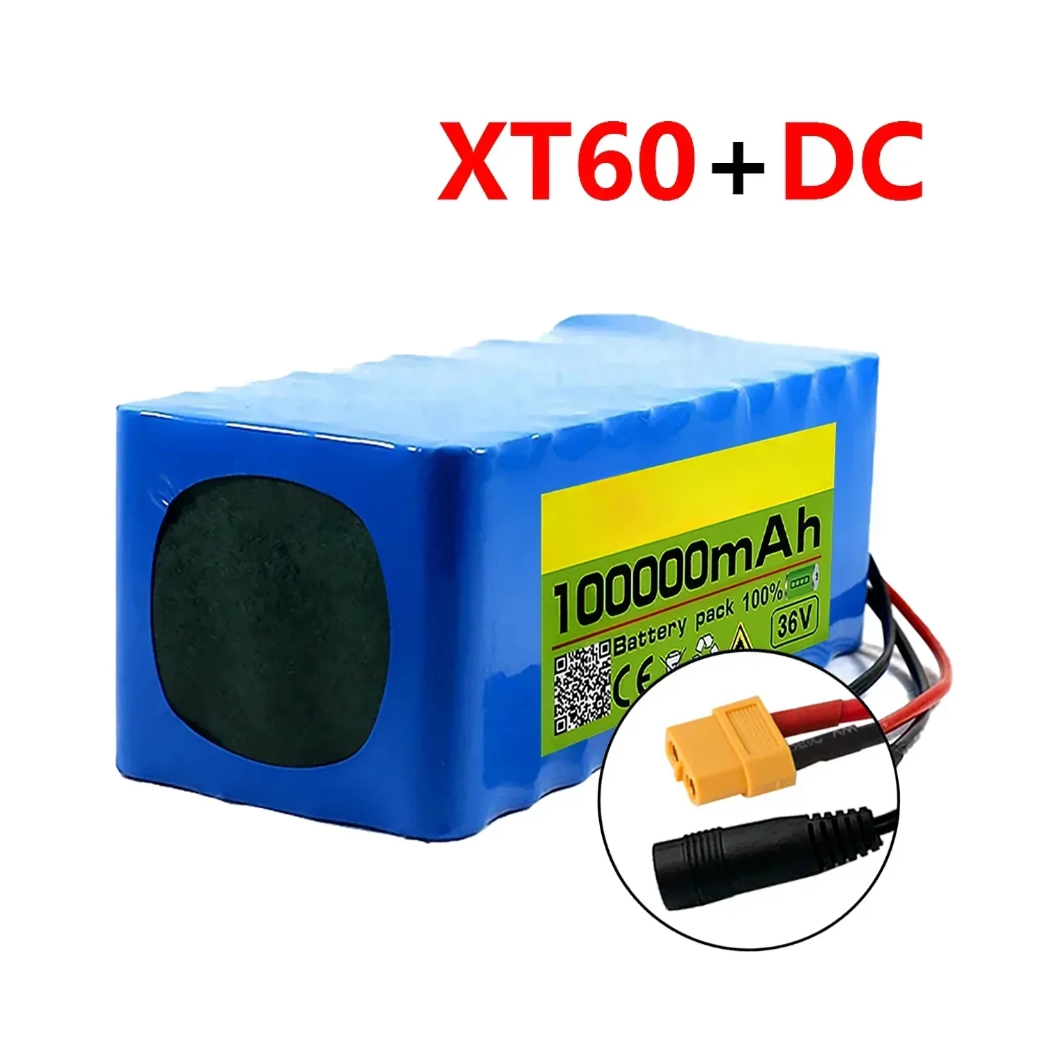 10S4P 36V 100000mAh Elektrische Scooter Lithium Batterij 18650 batterijpakket 36V 100Ah Elektrische Scooter Elektrische Scooter Batterij 36v