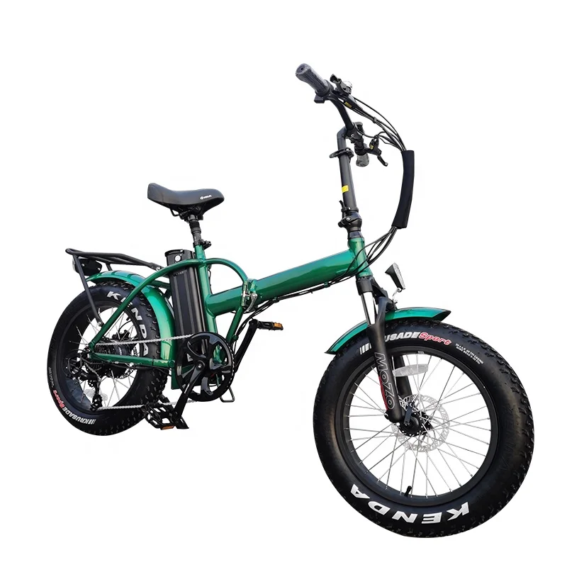 6061 Alloy Aluminum Electric Folding Bike 26 Inch Fat Tire Foldable 750w 1000w E Bikes 13ah Integrated Battery E Bicycle