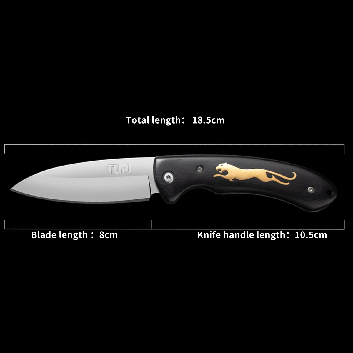 TUPI - Multi-functional Portable Folding Knife, Triple steel Heavy Duty Sharp Stainless Steel Blade for Bone, Fruit, Kitchen - view 5