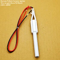 Encendedor de estufa de pellets, 220V300W, horno de calefacción para chimenea, tubo de calefacción eléctrica, encendedor de cerámica, accesorios de cocina, encendido