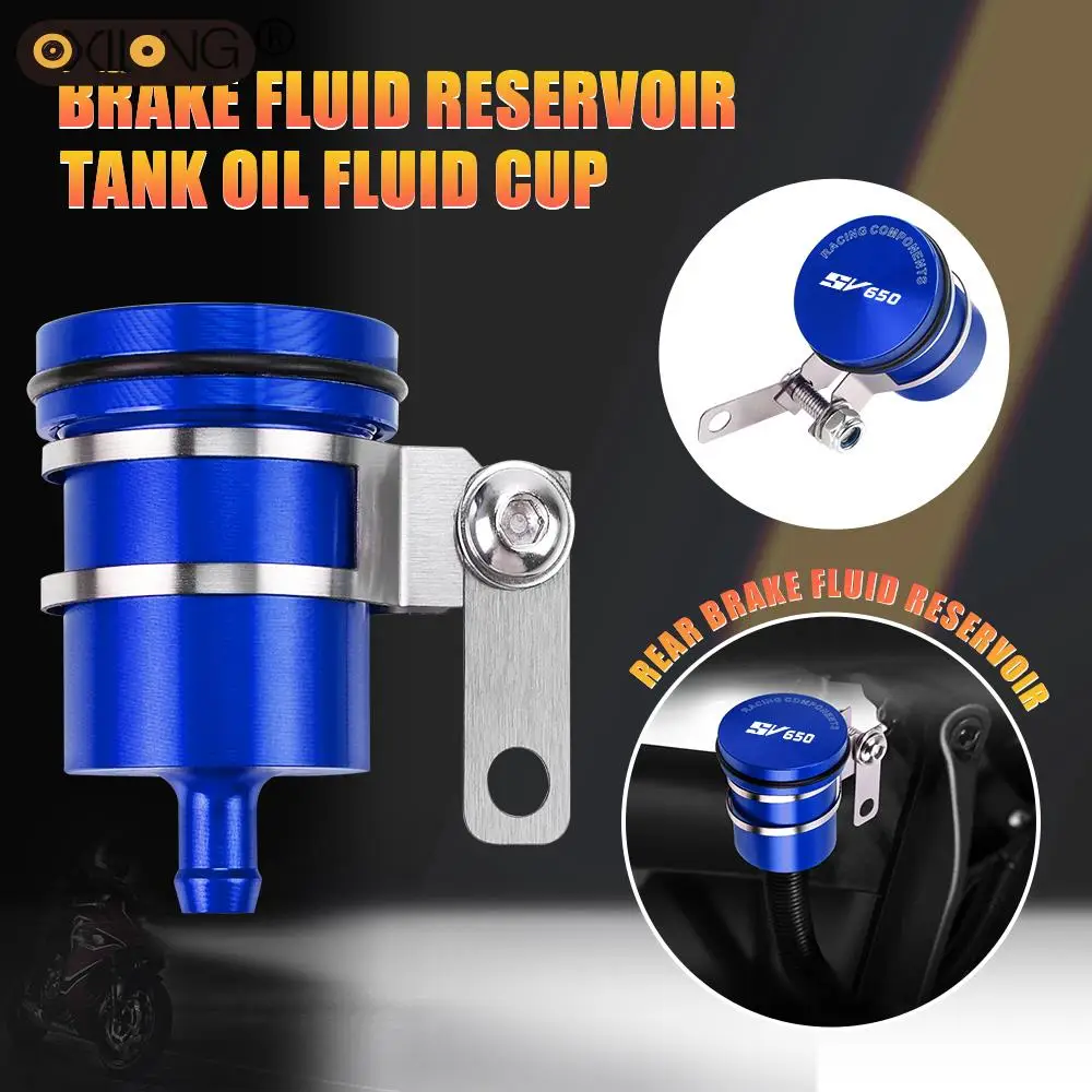 

For Suzuki SV650 / S/X SV650S SV 650 1999-2023 2013 2016 Motorcycle Brake Clutch Tank Cylinder Fluid Oil Reservoir Cup Fluid Cup