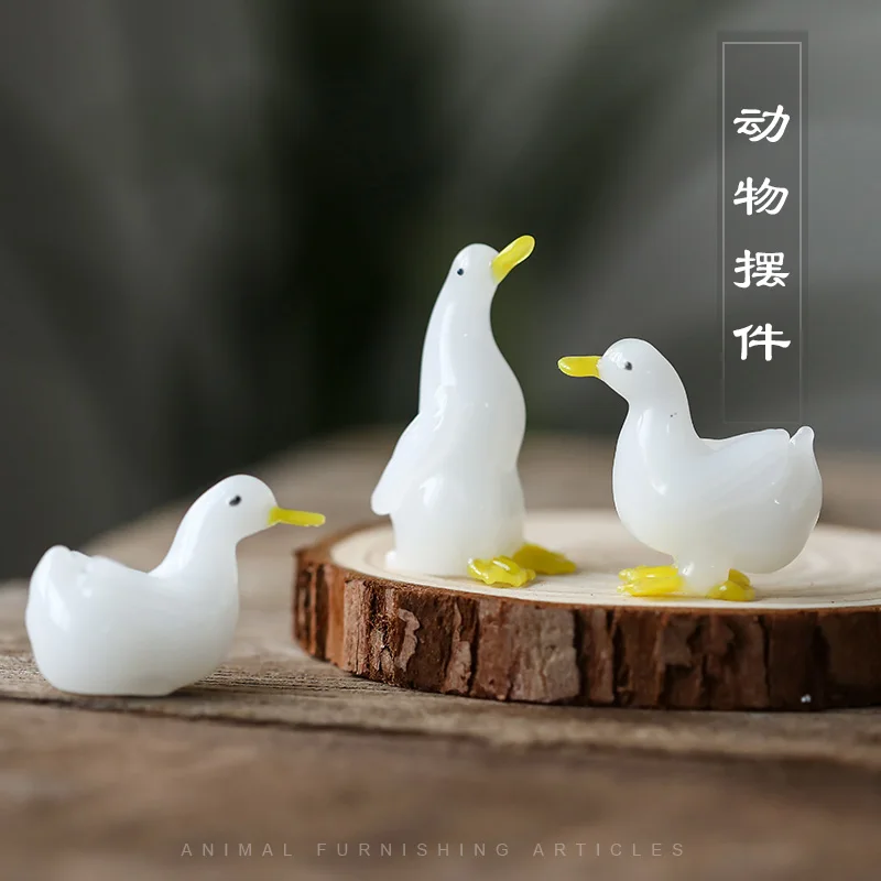 Crystal Duck Cute Pet Decoration Gifts Birthday Living Room Dining Table Office Photography Glass Decoration Decoration Decorati