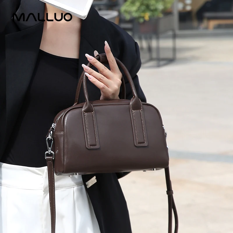 

Women‘s Cowhide Genuine Leather Shoulder Bag Ladies Soft Cow Real Leather Handbag Female Fashion Luxury Design Crossbody Bags