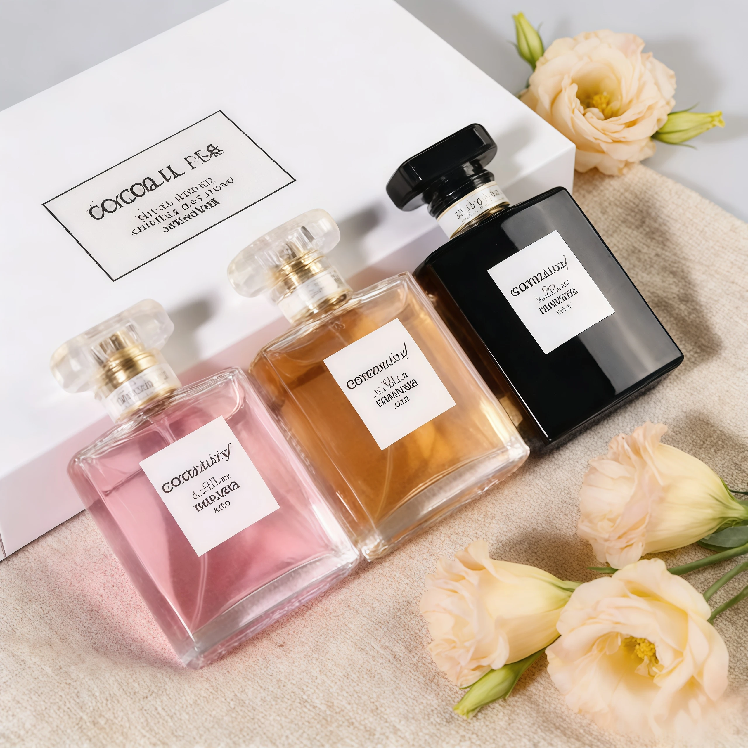 

Women Perfume Set 3PCS 50ml 3 Long Lasting Floral Woody Oriental Spicy Scent All Day Fresh Fragrance For Her Gift