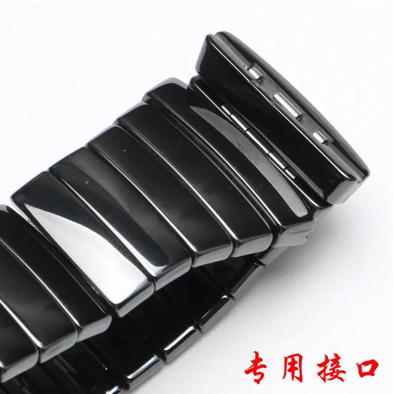 Watch accessories Ceramic strap for Rado Sintra series strap black ceramic bracelet for women men 17 mm 26 mm 29 mm