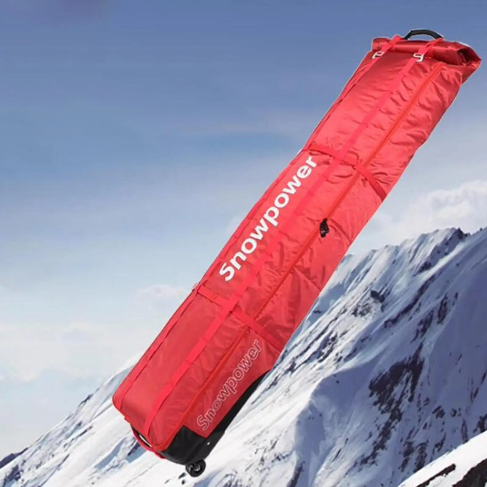 

Snowboard Bag with Wheels Ski Gear Bag Large Capacity Portable Snowboard Travel