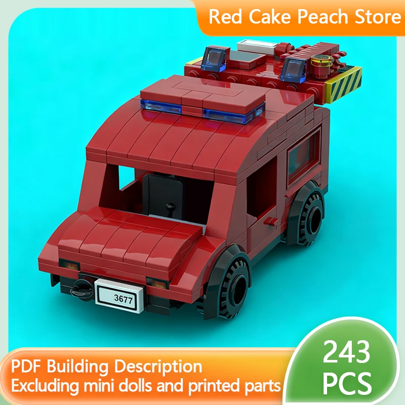 

Urban Rescue Vehicles Model MOC Building Bricks Fire Rescue Truck Modular Technology Children Holiday Gifts Assemble Toys Suit