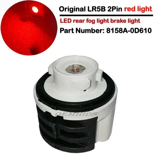Luz trasera LED Original LR5B 8158A-0D610 para Alphard Vellfire Corolla Allion CT200H Pajero Sport Brake luz indicadora roja