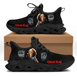 Childs Play Chucky Horror Movie Flats Sneakers Mens Womens Sports Running Shoes High Quality DIY Sneaker Customized Shoe