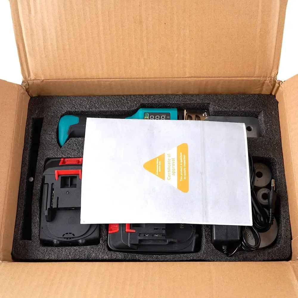 1400W 320 °   Saldatrice di plastica per fusione di tubi dell'acqua PPR senza fili ricaricabile 588VF per batteria 21V 18V