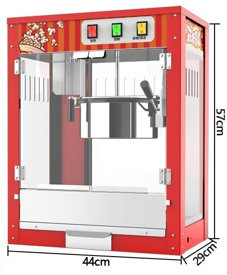 Popcorn machine Automatic commercial stall with multi-functional intelligent new electric corn puffer Fried nut machine