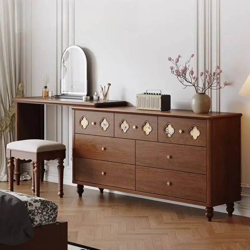 

European Shelves Vanity Desk Drawers Extension Modern Drawers Dressing Table Makeup Room Stuff Coiffeuse De Chambre Furnitures