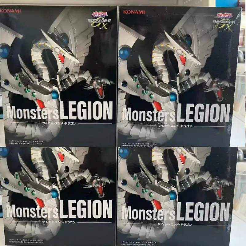 

Genuine Yu-Gi-Oh! Official Card Game Cyber End Dragon Monsters Legion Anime Figure Model Collector Toy Gift Desktop Ornament