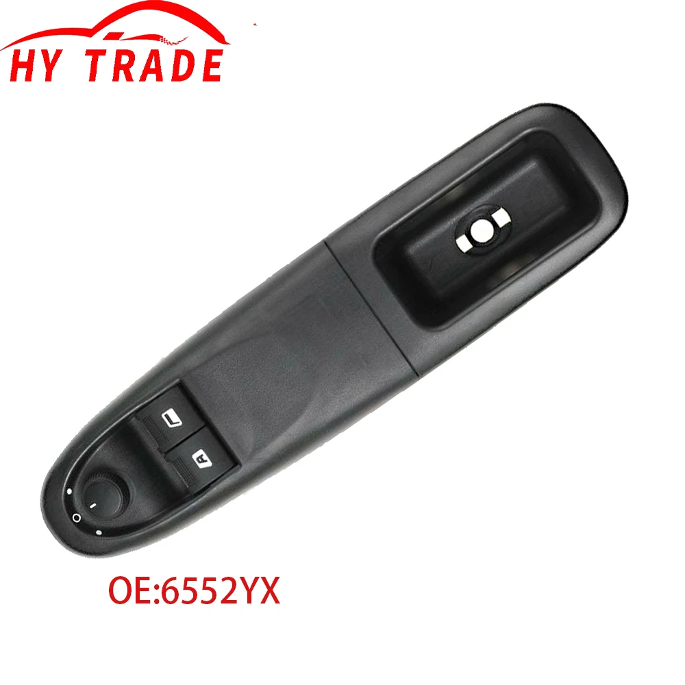 New Front Left Driver Electric Power Window Switch Compatible with Peugeot 406 552.YX 6552YX - Automotive Vehicle Part