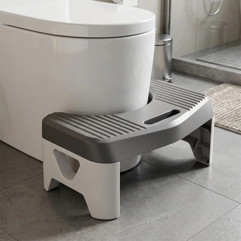 Anti-Slip Thickened Toilet Squat Stool, Portable Bathroom Footrest for Adults, Children, Pregnant Women and Daily Home Use