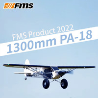 Fms Model 1300mm Pa-18 Fixed Wing Professional Rc Amphibious Takeoff And Landing Remote Control Cross-Country Foam Aircraft