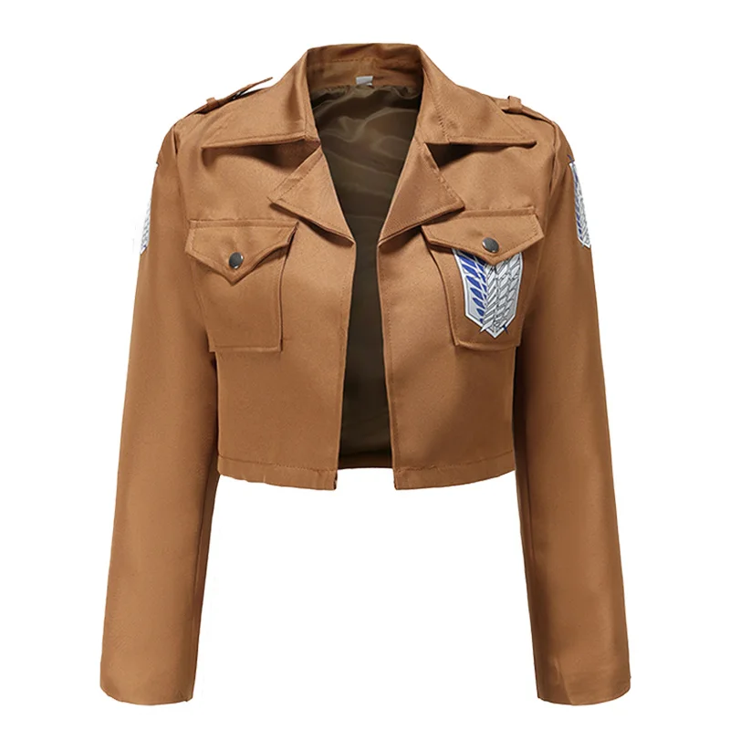 Veste de Cosplay Shingeki no Kyojin pour Homme et Femme, Manteau de la Légion Eren, Costume d'Halloween