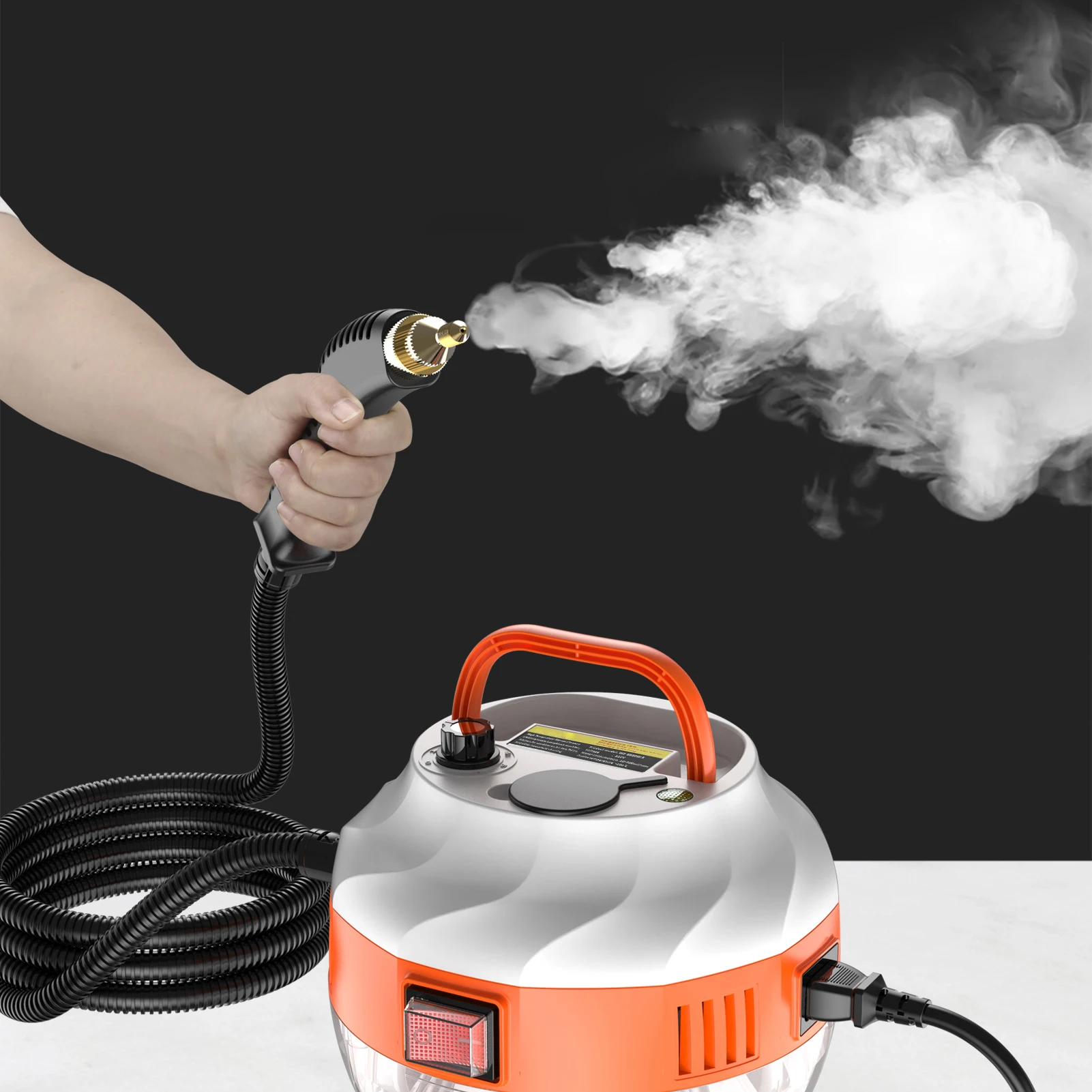 High Temperature and Pressure Steam Cleaner 2500W Electric Steaming Cleaner for Air Conditioner 110V 220V Kitchen Hood Cleaning