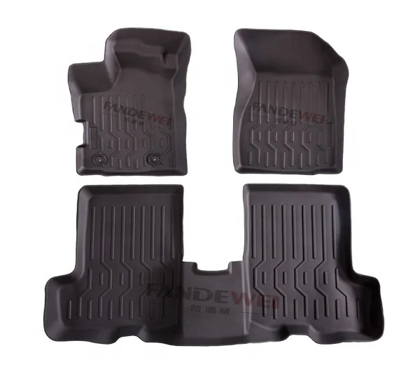 

Коврик для Renault Sandero 2018-2021+ TPV резиновый автомобильный напольный коврик противоскользящий водонепроницаемый